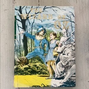The Wizard of Oz 1975 Hardcover Book - L. Frank Baum Illustrated Junior Library